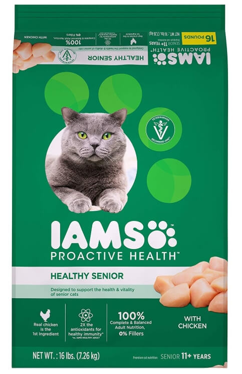 Best Dry Cat Food For Senior Cats -  Iams Proactive