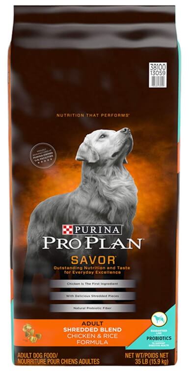 Bag of Pruina Pro Plan SAVOR Dog Food