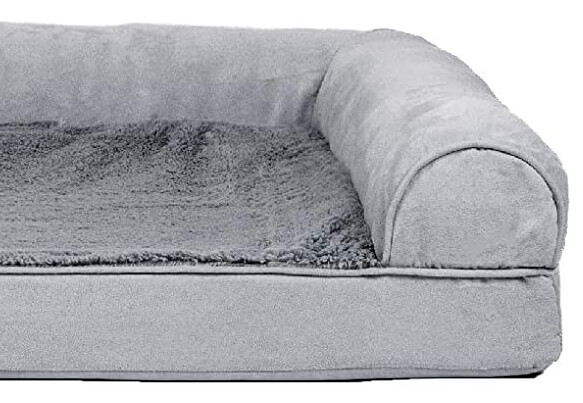 Dog bed bolster example