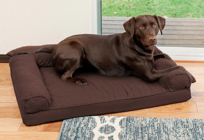 FurHaven Quilted Sofa Pet Bed