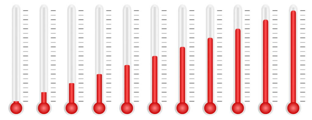 Thermometer progression