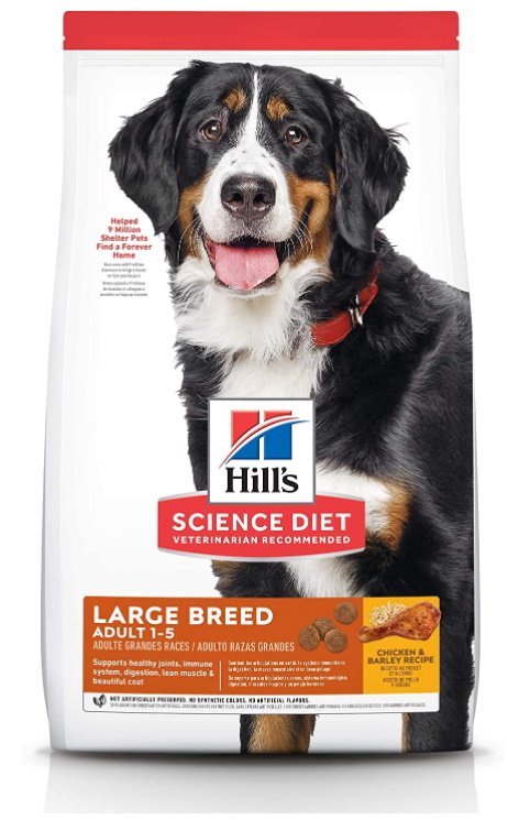 Hill's Science Diet Large Breed Adult Dry Dog Food - Front of bag